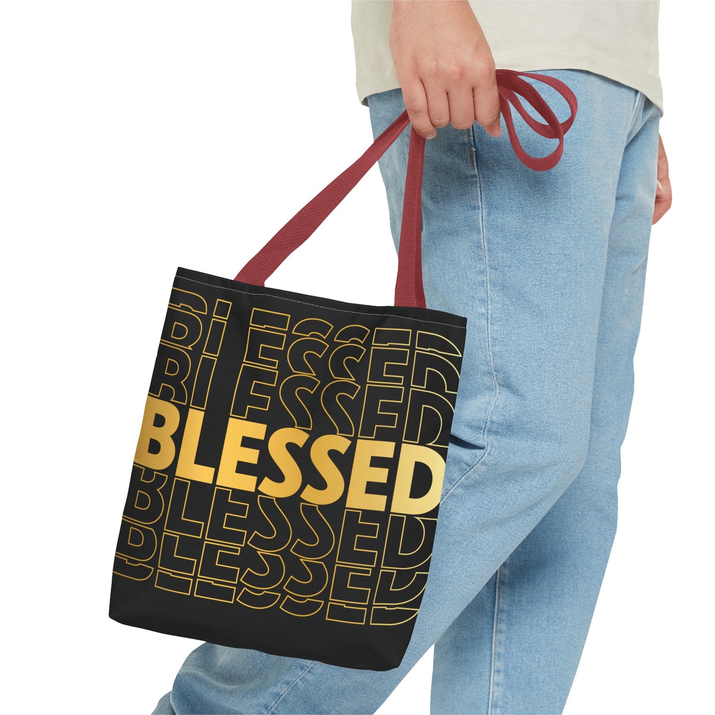 Blessed to Infinity Tote Bag (AOP)