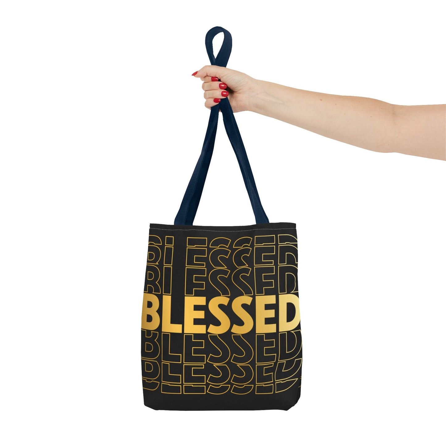 Blessed to Infinity Tote Bag (AOP)