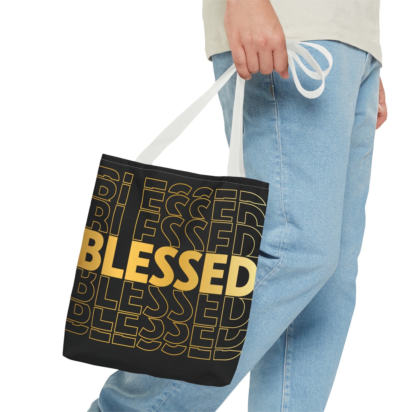 Blessed to Infinity Tote Bag (AOP)