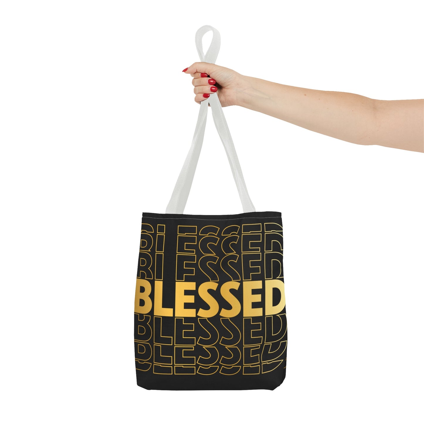 Blessed to Infinity Tote Bag (AOP)