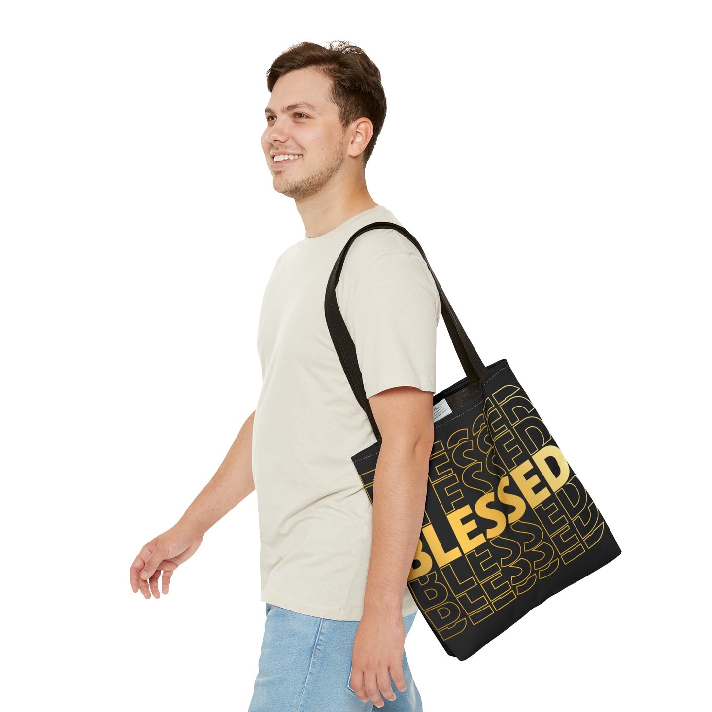 Blessed to Infinity Tote Bag (AOP)