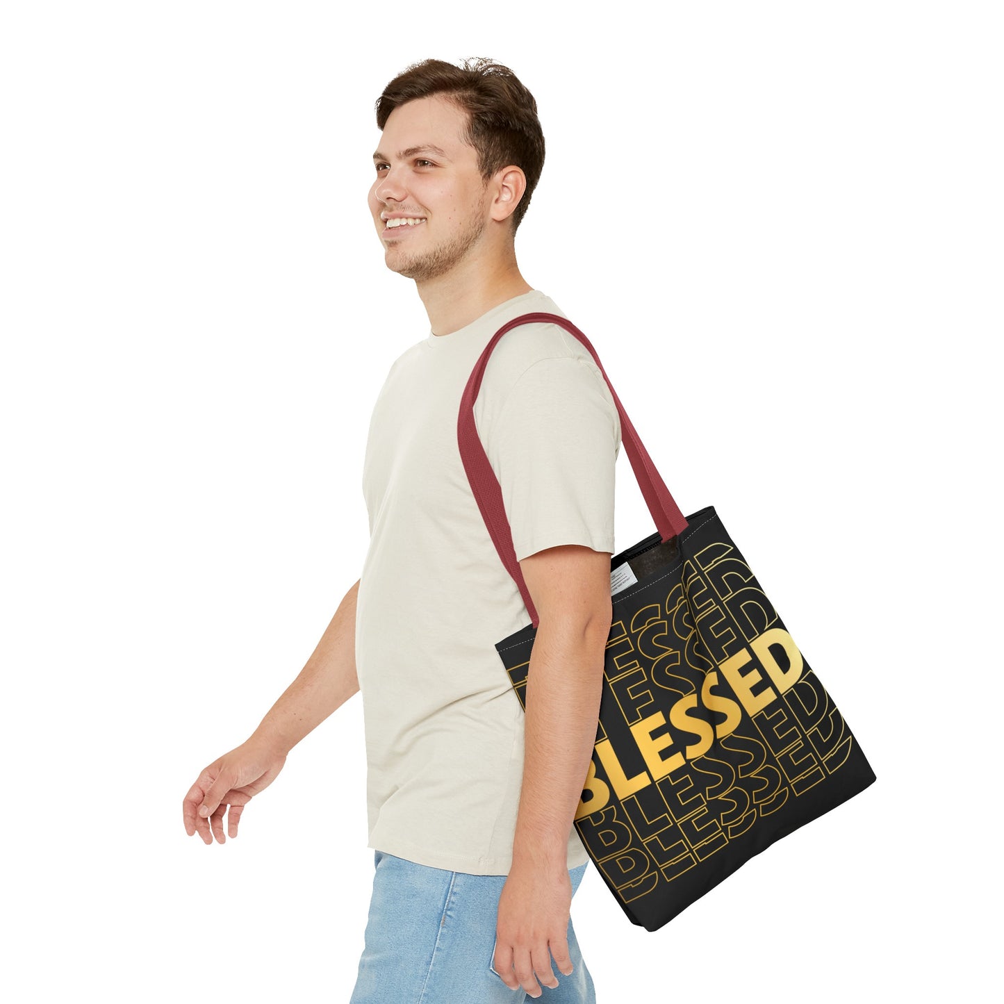 Blessed to Infinity Tote Bag (AOP)