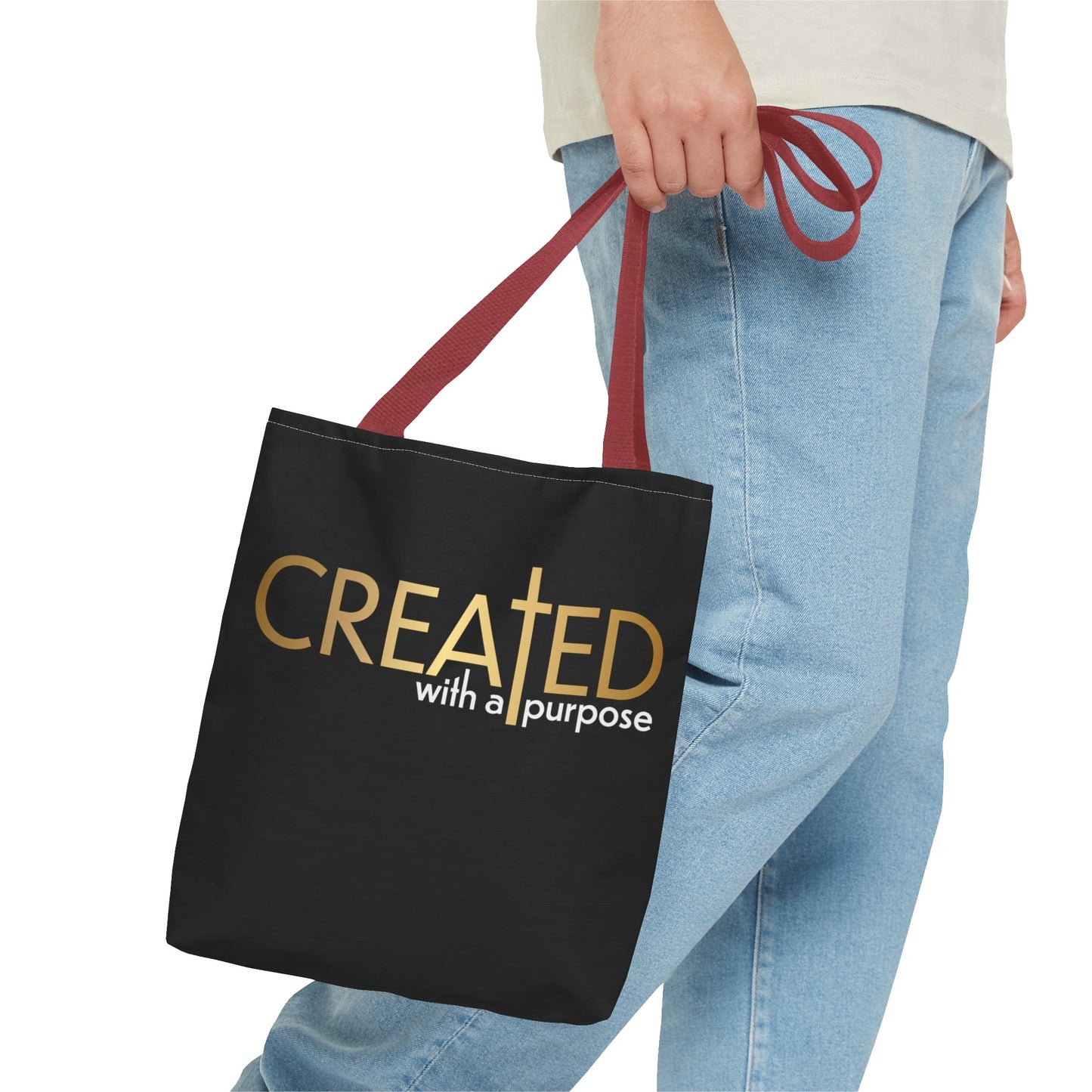 Created with a Purpose Tote Bag (AOP)