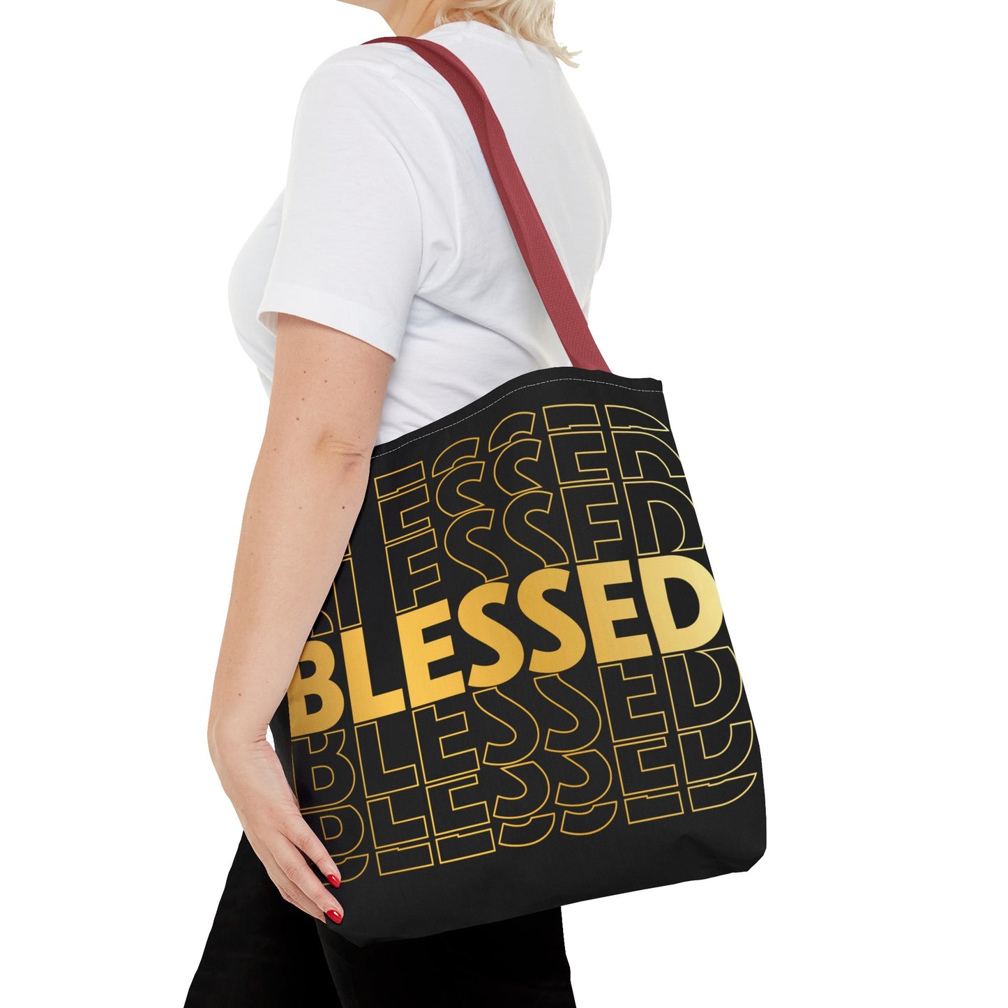 Blessed to Infinity Tote Bag (AOP)
