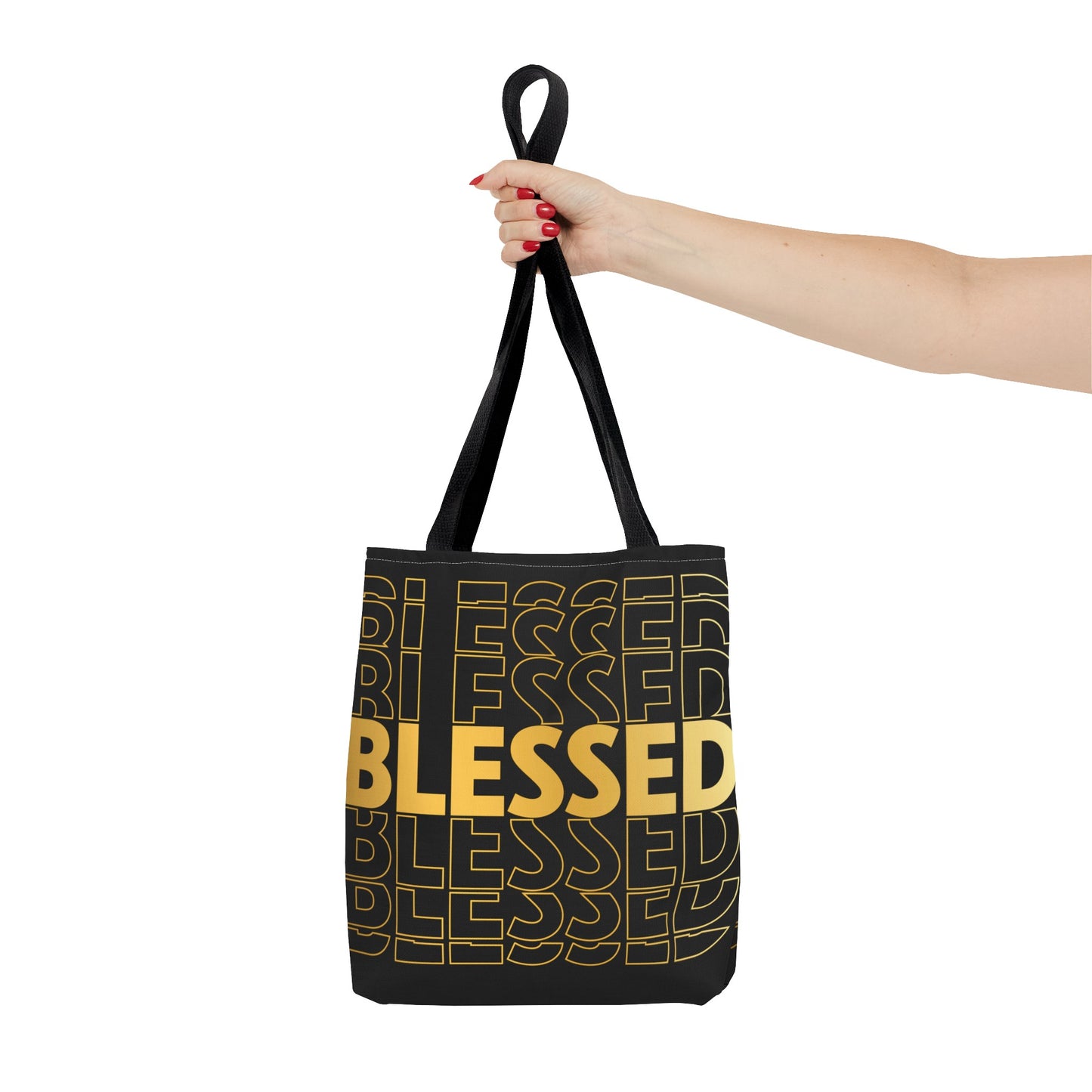 Blessed to Infinity Tote Bag (AOP)