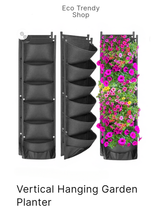 Elevate Your Garden Space with Vertical Hanging Garden Planters