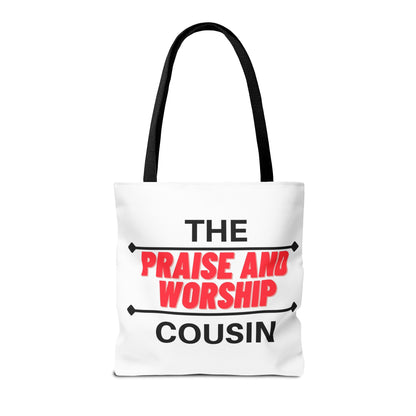 The Praise and Worship Cousin Tote Bag (AOP)