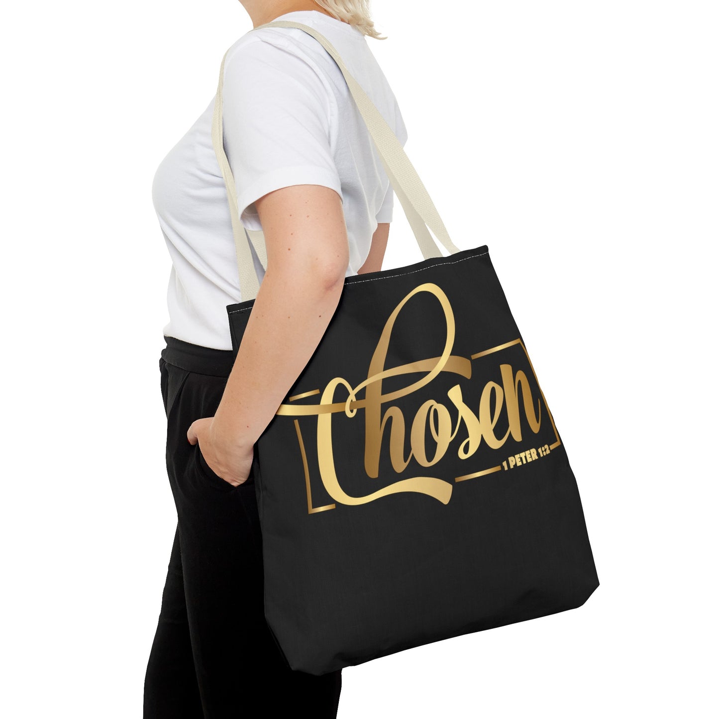 Chosen Christian Tote Bag (AOP)