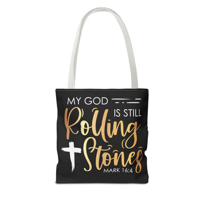 My God is Still Rolling Stones Tote Bag (AOP)