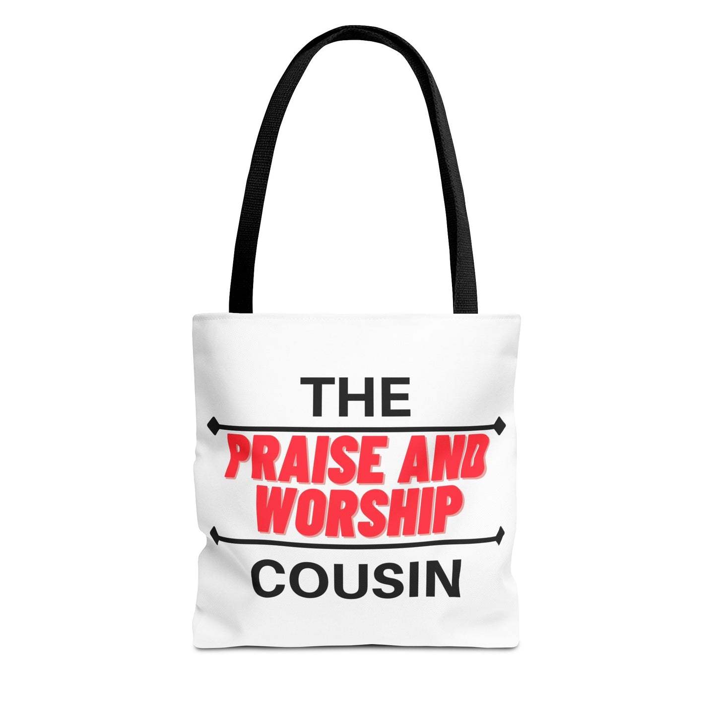 The Praise and Worship Cousin Tote Bag (AOP)