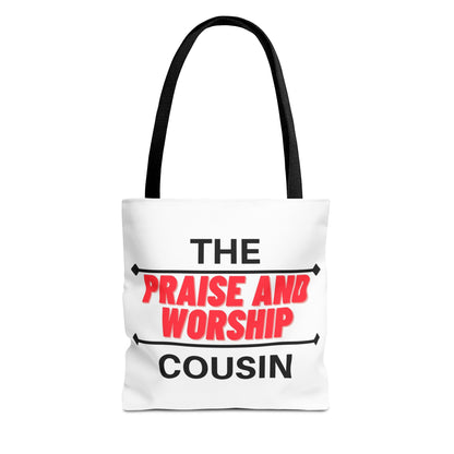 The Praise and Worship Cousin Tote Bag (AOP)