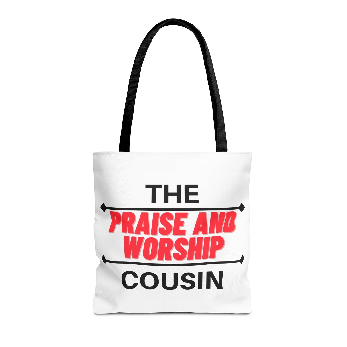 The Praise and Worship Cousin Tote Bag (AOP)