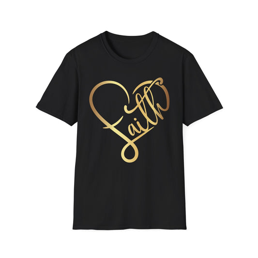 Faith Heart Unisex Softstyle T-Shirt