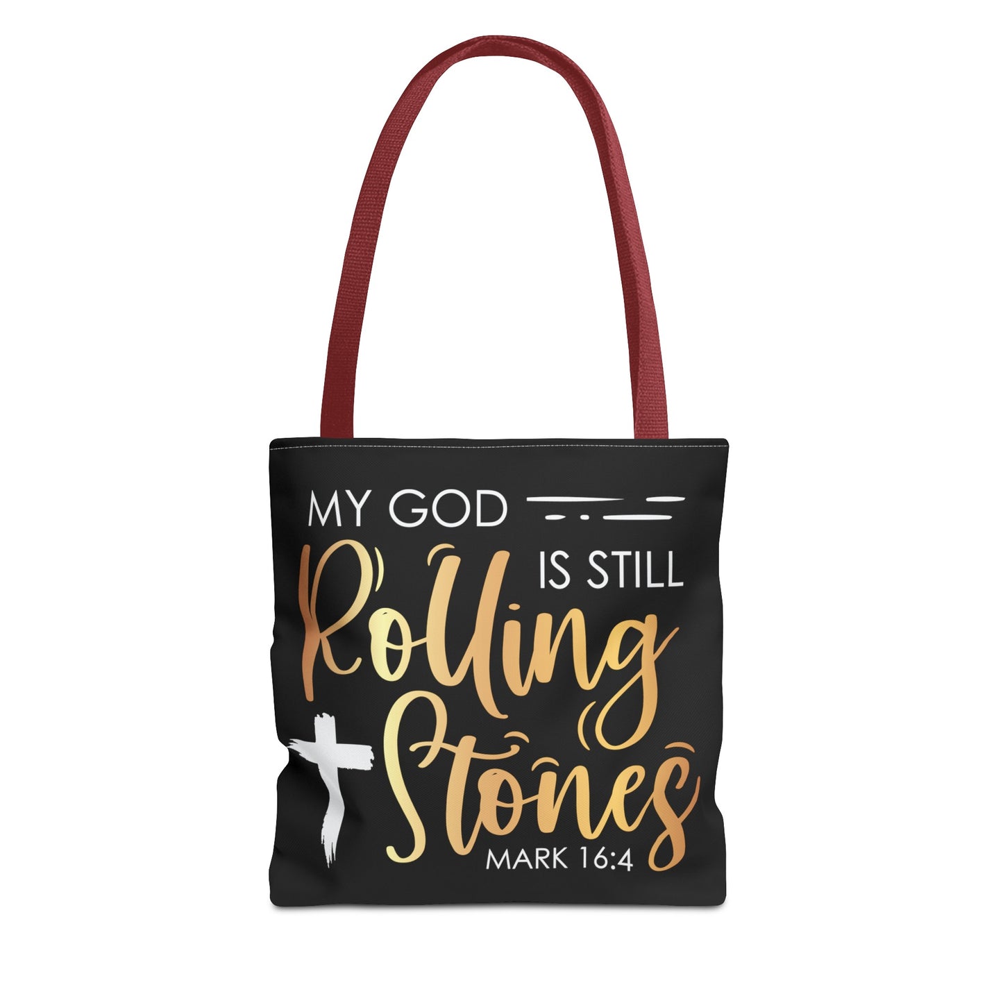 My God is Still Rolling Stones Tote Bag (AOP)