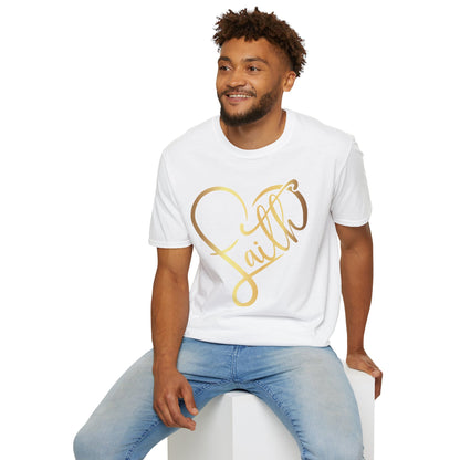 Faith Heart Unisex Softstyle T-Shirt