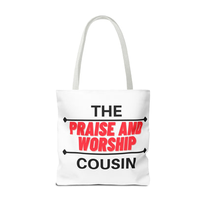 The Praise and Worship Cousin Tote Bag (AOP)