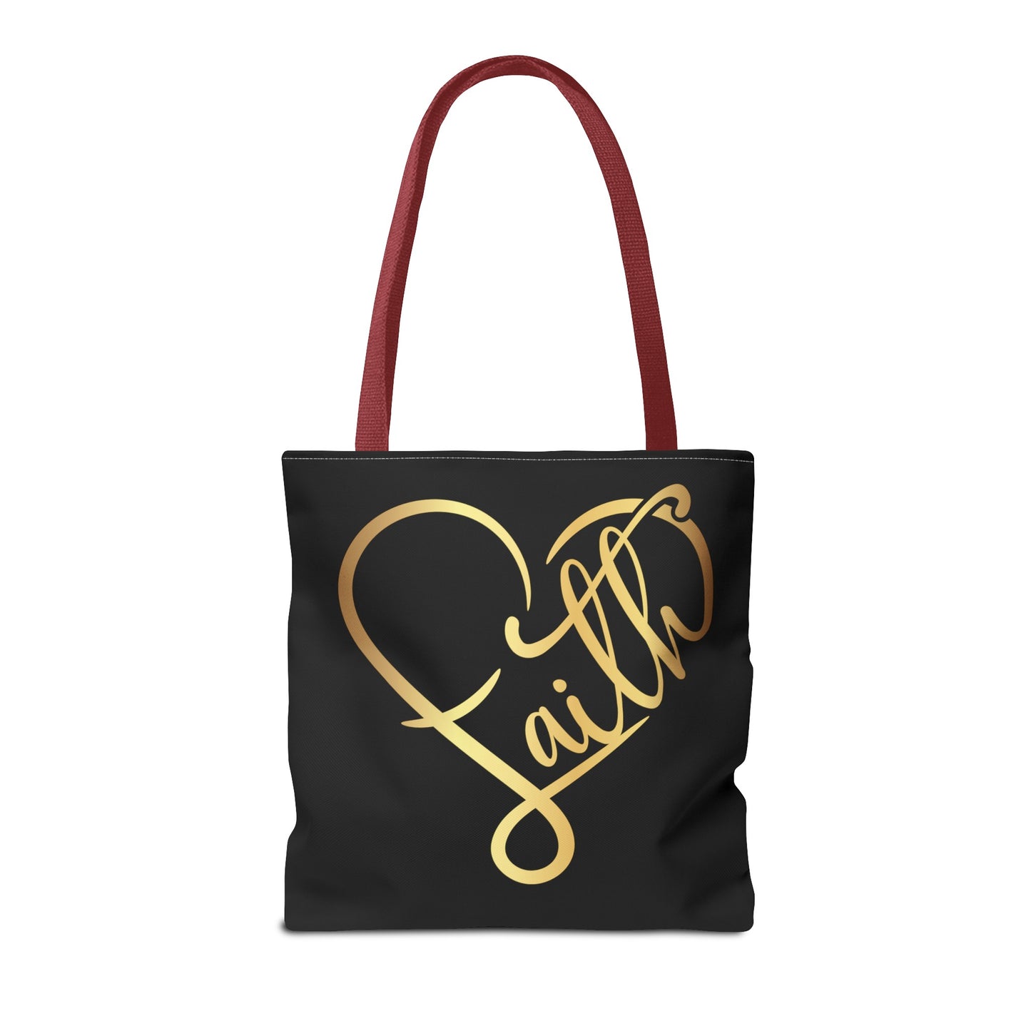 Faith Heart Tote Bag (AOP)