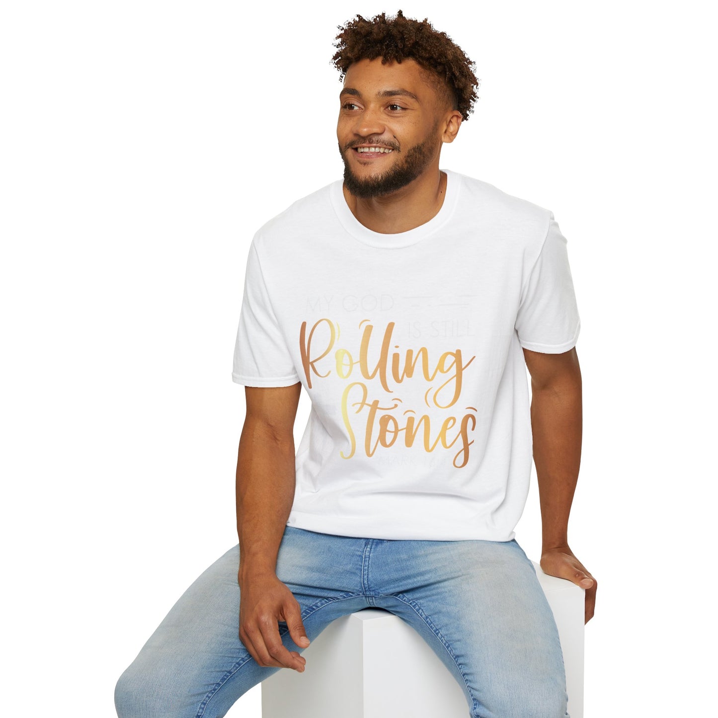 My God Is Still Rolling Stones Unisex Soft Style T-Shirt