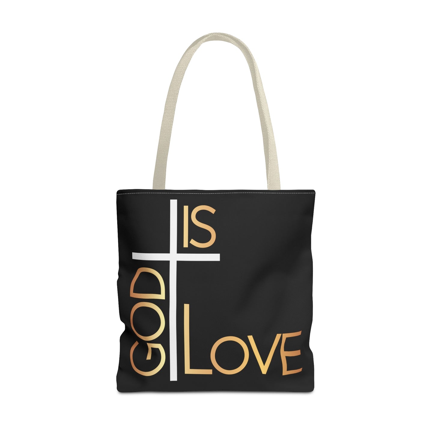 God Is Love Tote Bag (AOP)