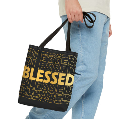 Blessed to Infinity Tote Bag (AOP)