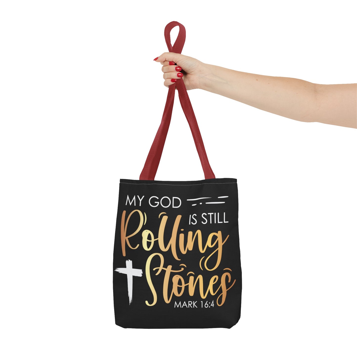 My God is Still Rolling Stones Tote Bag (AOP)