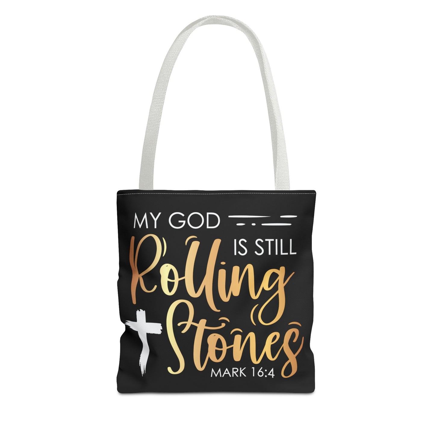 My God is Still Rolling Stones Tote Bag (AOP)