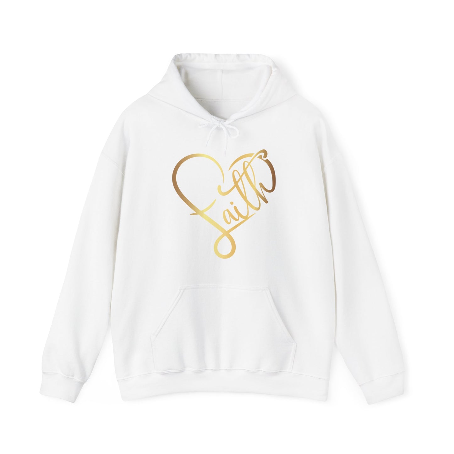 Faith Heart Unisex Heavy Blend™ Hooded Sweatshirt