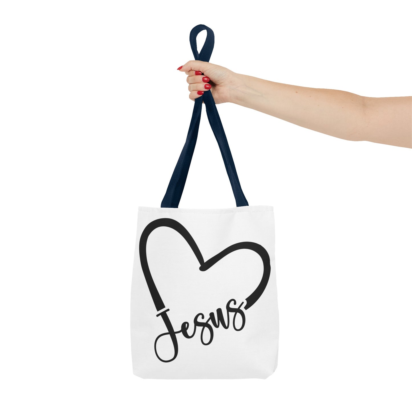 Jesus Heart Tote Bag (AOP)