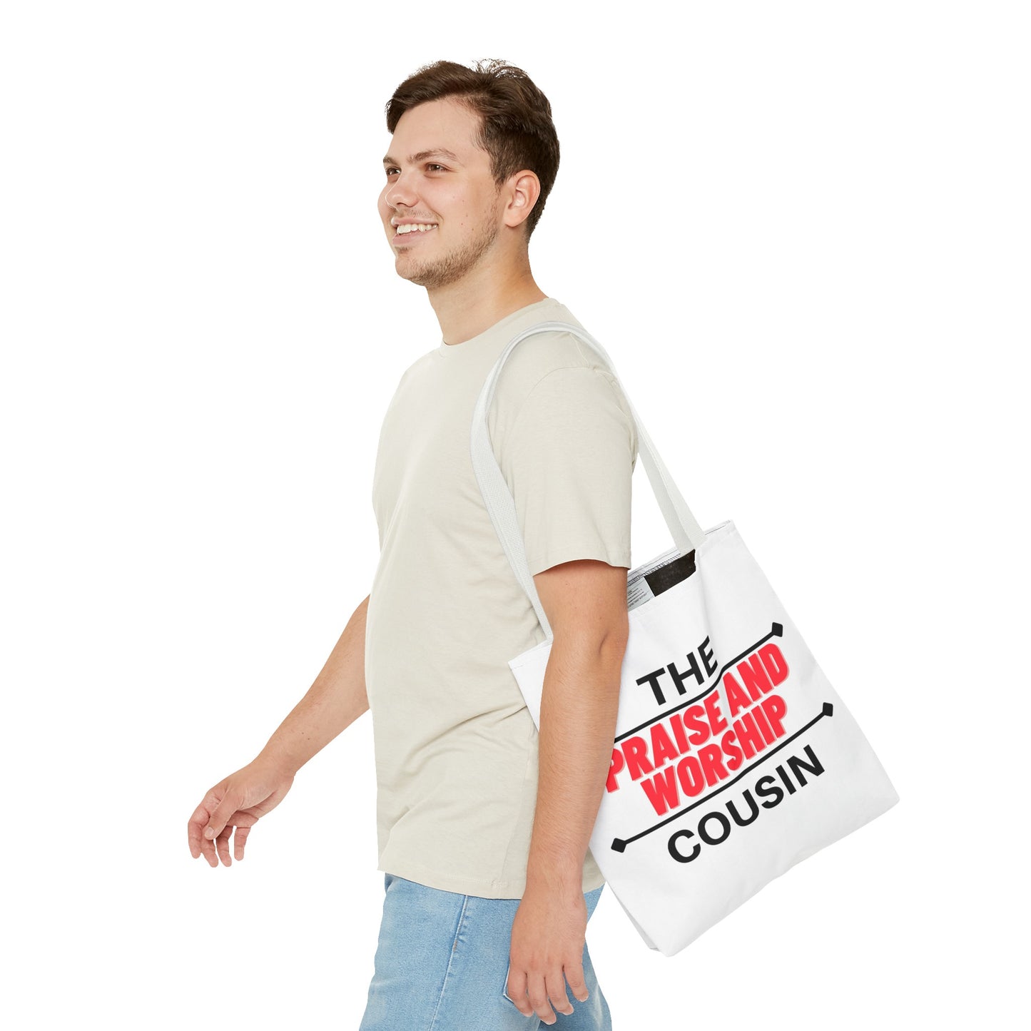 The Praise and Worship Cousin Tote Bag (AOP)