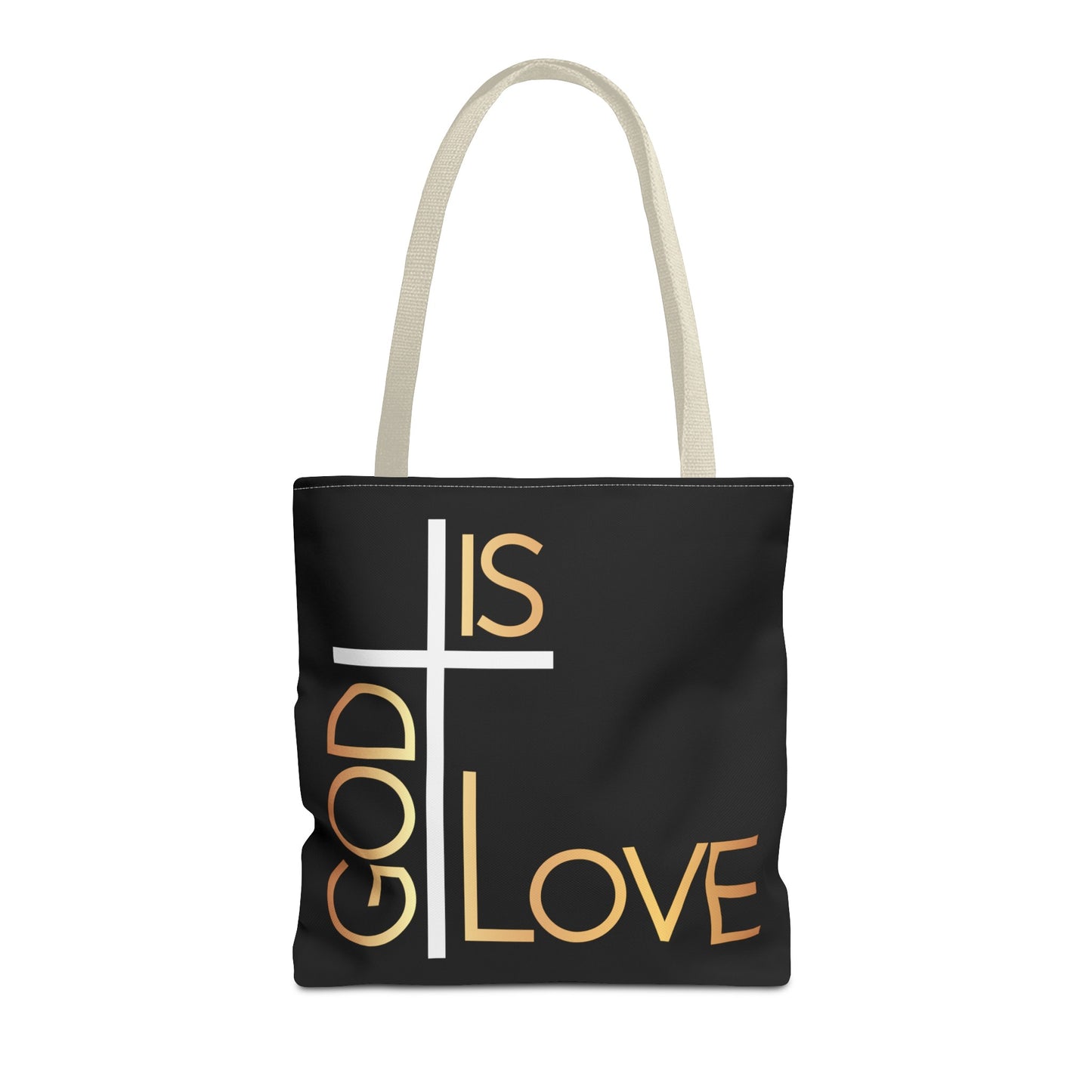 God Is Love Tote Bag (AOP)