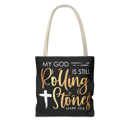 My God is Still Rolling Stones Tote Bag (AOP)