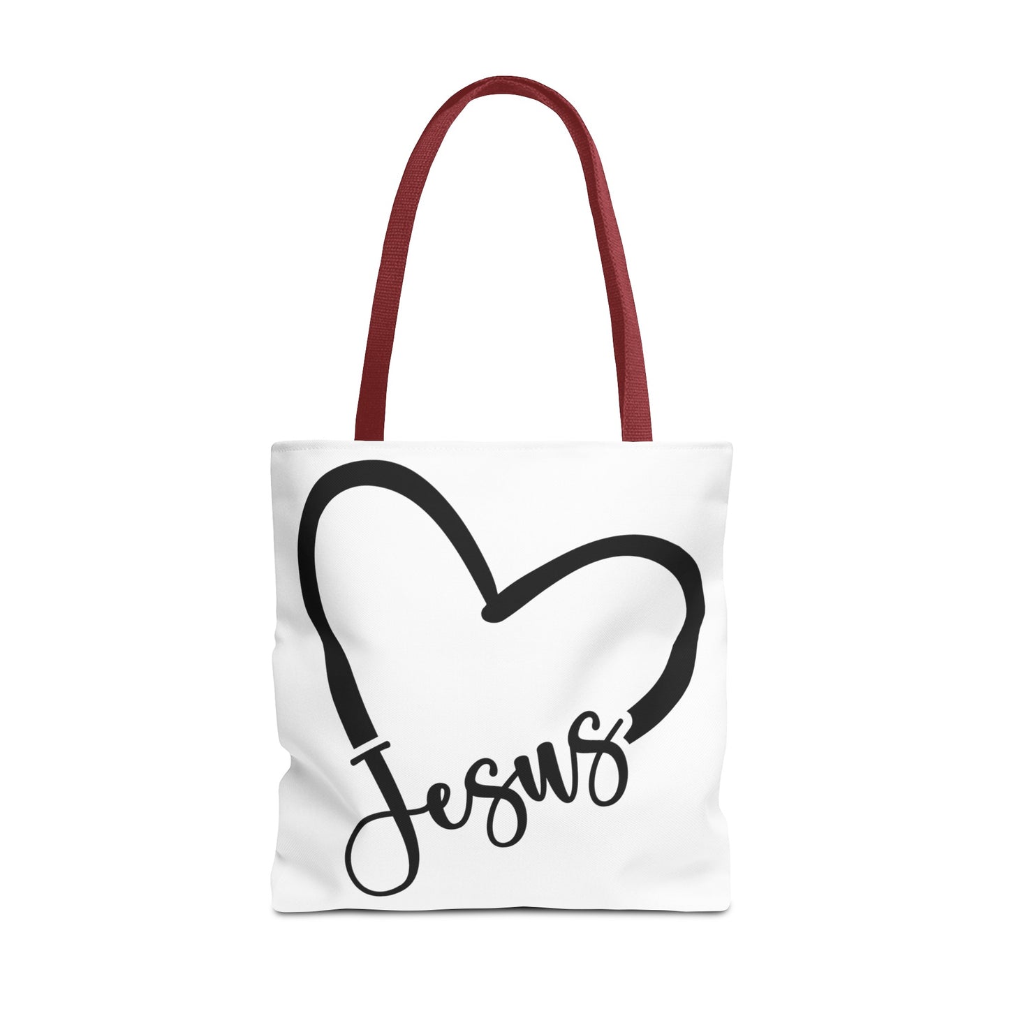 Jesus Heart Tote Bag (AOP)