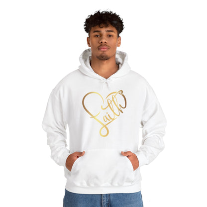 Faith Heart Unisex Heavy Blend™ Hooded Sweatshirt