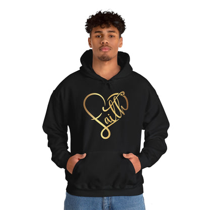 Faith Heart Unisex Heavy Blend™ Hooded Sweatshirt