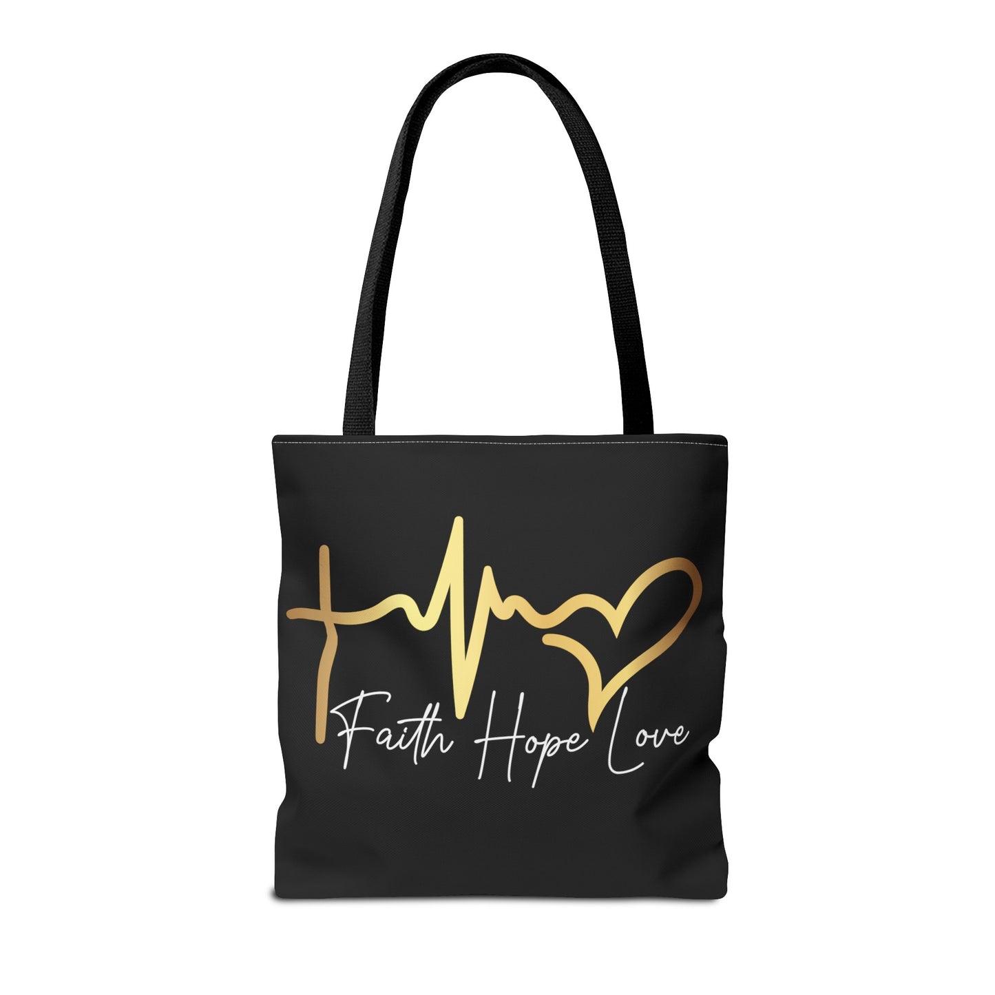 Faith Love And Hope  Life Line Tote Bag (AOP)