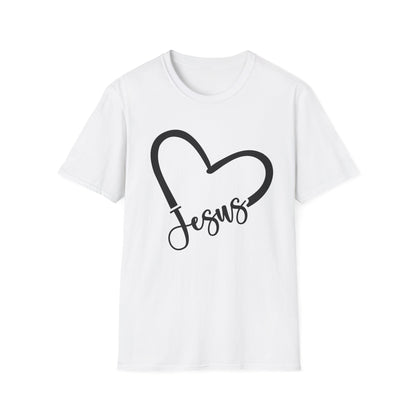 Jesus Heart Love Unisex Soft style T-Shirt