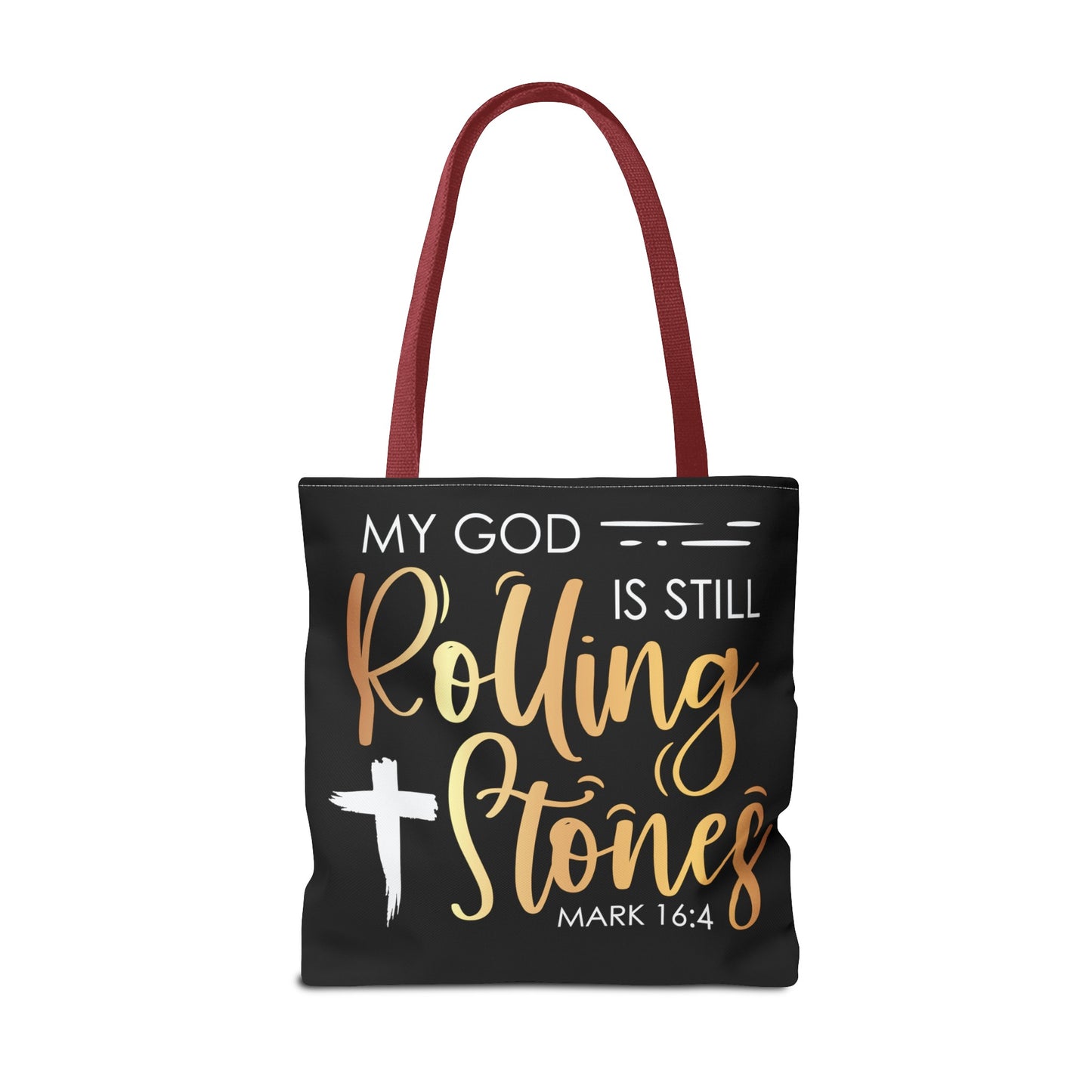 My God is Still Rolling Stones Tote Bag (AOP)