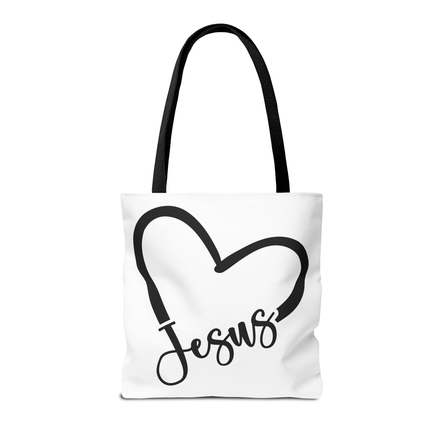 Jesus Heart Tote Bag (AOP)