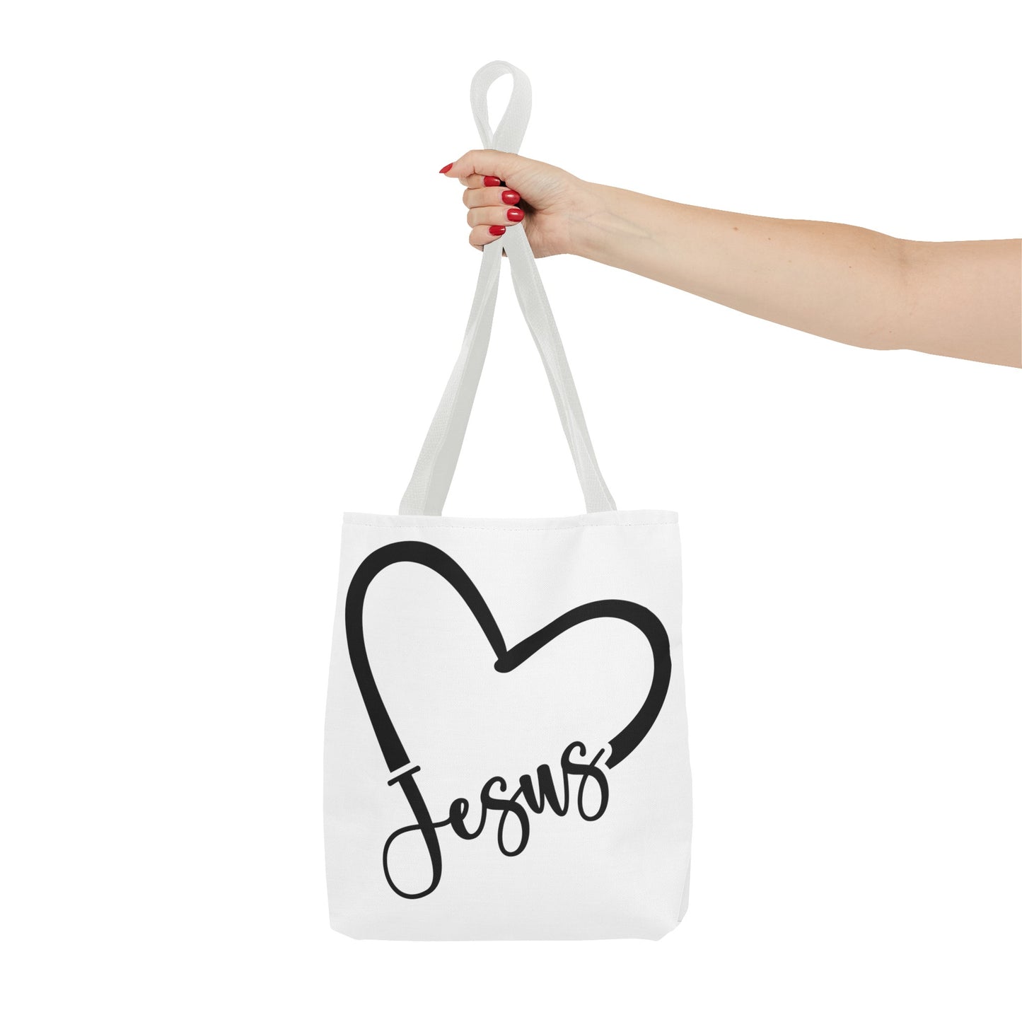 Jesus Heart Tote Bag (AOP)