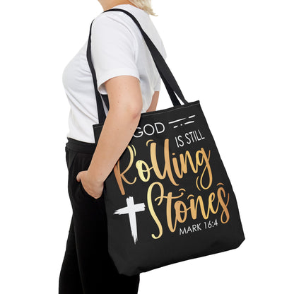 My God is Still Rolling Stones Tote Bag (AOP)