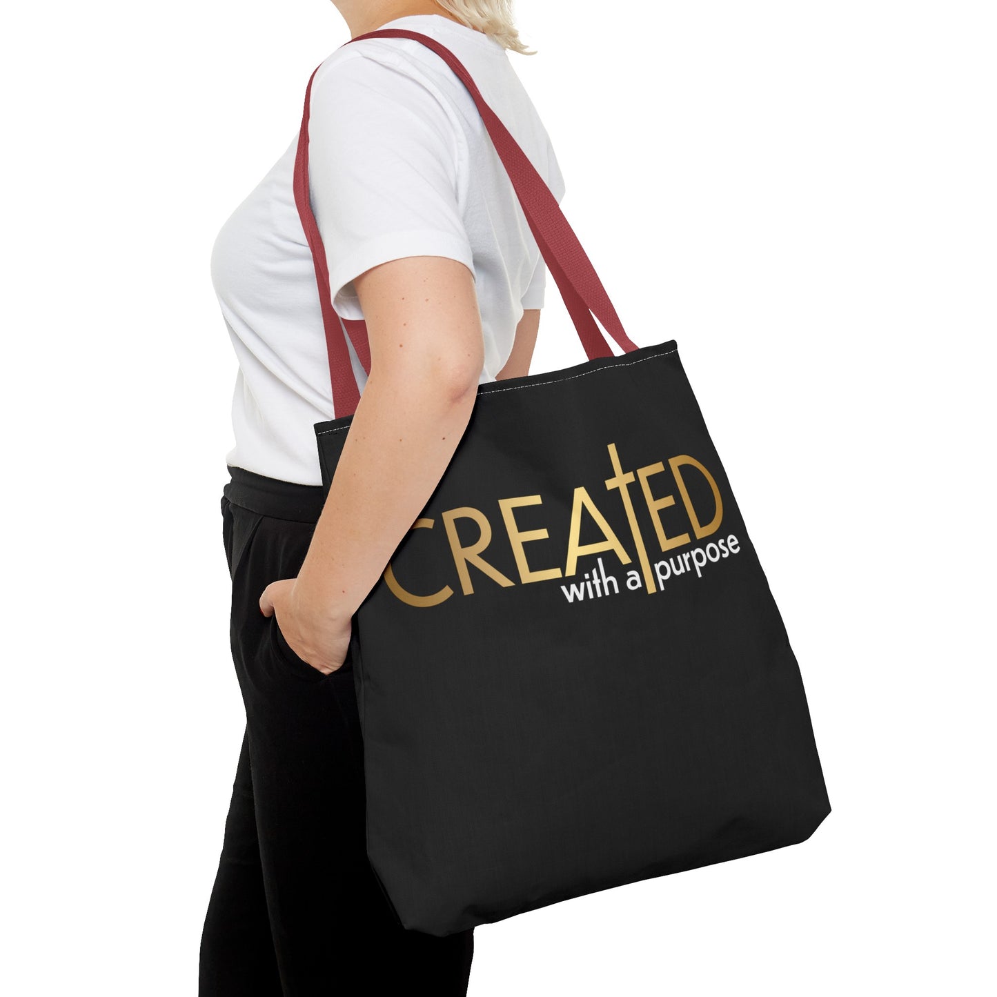 Created with a Purpose Tote Bag (AOP)