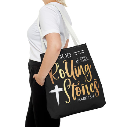 My God is Still Rolling Stones Tote Bag (AOP)