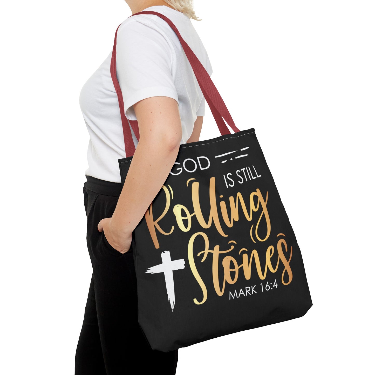 My God is Still Rolling Stones Tote Bag (AOP)