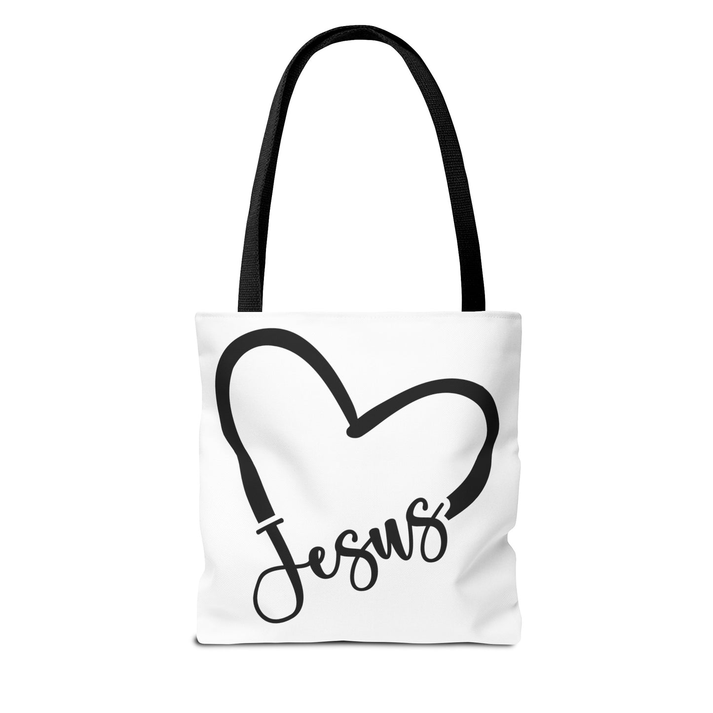 Jesus Heart Tote Bag (AOP)