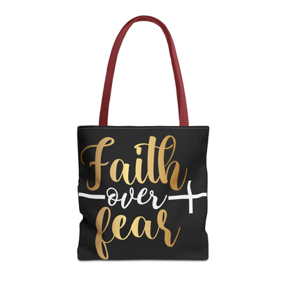 Faith Over Fear Tote Bag (AOP)