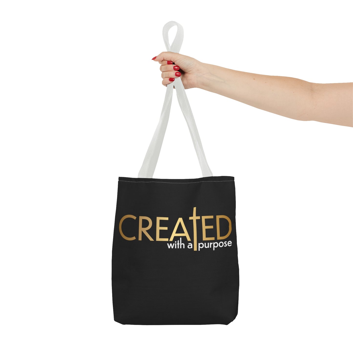 Created with a Purpose Tote Bag (AOP)