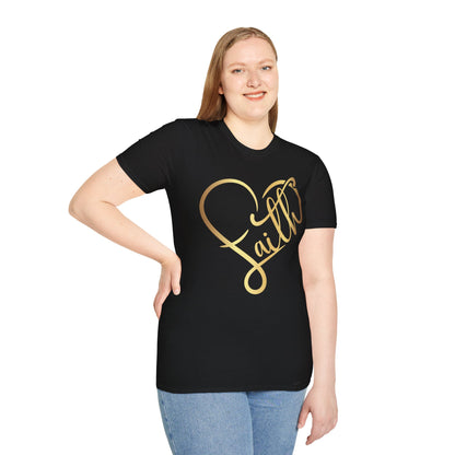 Faith Heart Unisex Softstyle T-Shirt