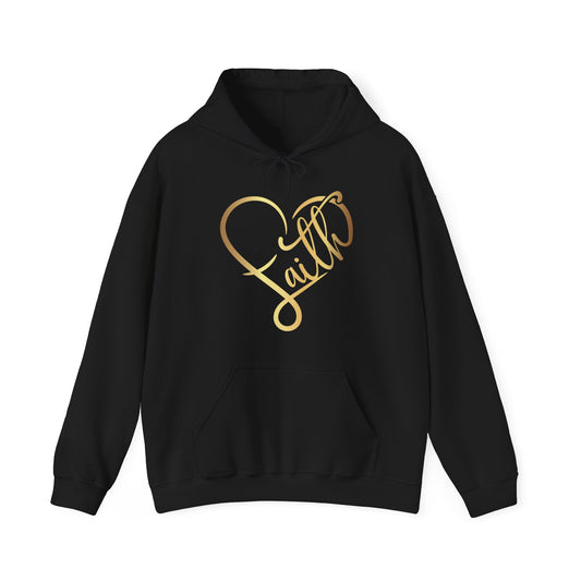 Faith Heart Unisex Heavy Blend™ Hooded Sweatshirt