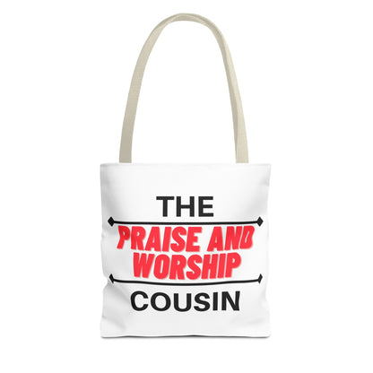 The Praise and Worship Cousin Tote Bag (AOP)