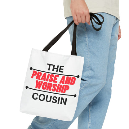 The Praise and Worship Cousin Tote Bag (AOP)